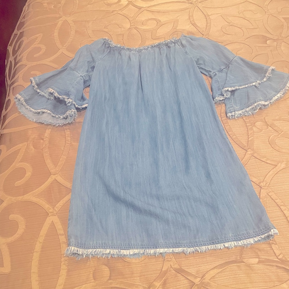Darling Jean off the shoulder dress.